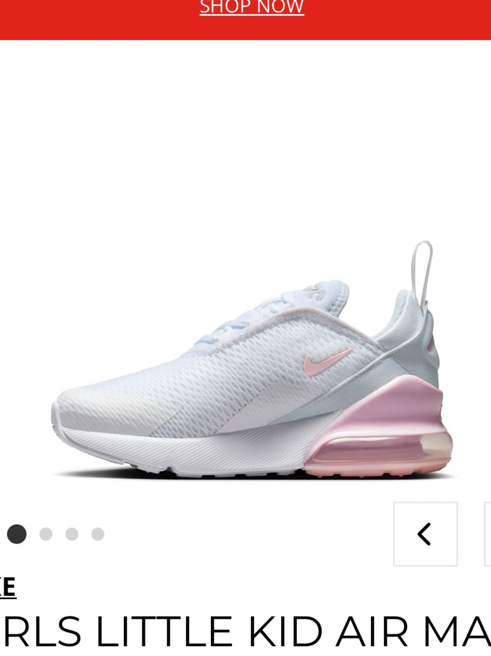 Nike Air Max 270 pink/white